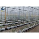 Rectangular Hydroponic Soilless Growing Trough PP Roll Drainage Gutter System Planting