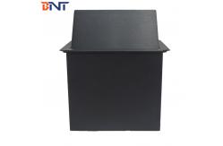 China Aluminum Alloy  Furniture Flip Up Multimedia Jack  With 1*MIC  Configuration supplier