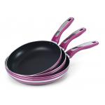 4.7mm Solid Edge 20cm Forged Aluminum Stackable Cookware Sets for sale