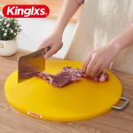 Kitchen Plastic PE Meat Fruit Antibacterial Cutting Board With Handle