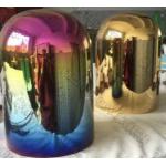 PVD Coating Service  on Glass Candle Holder, Glass ware Decorative coatings by PVD Plating for sale