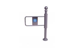 China Mechanical Hand Push Electronic Turnstiles Single Direction Entrance Security Gates supplier