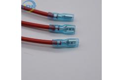 China 6.3mm Electrical Jumper Wire , Electricity Box Female Jumper Cables Nipple Housing supplier