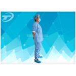 Disposable Coveralls Waterproof Disposable Gown With Knitted Cuff for sale