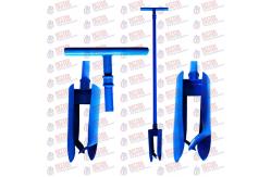 China Customized Portable Soil Tester 1m Rod Hand Auger For Soil Sampling supplier