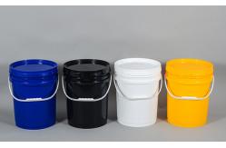 China Clear 5 Gallon Plastic Buckets with UV Resistance supplier