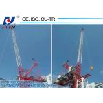 6ton 25m jib QTD2520 Luffing Overhead Tower Crane for sale