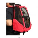 40*27*55cm Backpack Stroller Pet Carrier With Detachable Wheel