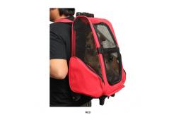 China 40*27*55cm Backpack Stroller Pet Carrier With Detachable Wheel supplier