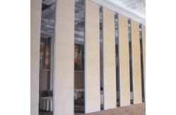 China 100MM Thickness Sliding Partition Walls / Sound Proof Operable Movable Partition Wall supplier