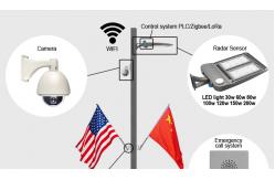 China IEC City Smart Power Application / Smart Light Pole For Streeting Light supplier