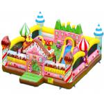 Candy House Indoor Bouncy Castle Playground Combo Games Commercial Grade for sale