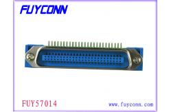 China Male 64 Pin Centronics Connector 32paris Right Angle PCB Board Connector supplier
