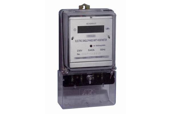 Long Terminal Single Phase Electric Meter BS Mounting Digital Watt Hour Meter