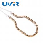 55-575V Input Voltage Clear Quartz Tube Shortwave Infrared Lamps with Gold Reflector for sale