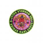 OEM Hat Clothing Embroidered Patches Self - Adhesive Backing for sale
