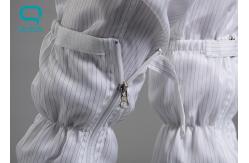 China ESD 0.5cm Mesh Stripe Cleanroom Boots Anti Static Dust Free supplier