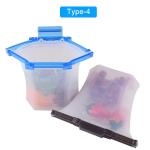 Eco Zip Top Silicone Bags Silicone Food Pouches Microwave Safe for sale
