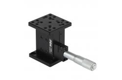 China 25mm Travel Manual Lab Jack Micrometer Head Large Bearing Capacity supplier