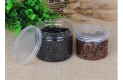 China 480ml Thick Transparnt PET Food Plastic Packaging Cylinder Cans OEM supplier