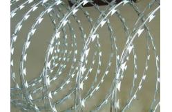 China Galvanized Security Fencing Razor Barbed Wire With Clips Cross supplier