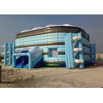 Big Football Station Kids Inflatable Playground , Big Party Inflatable Football Court for sale