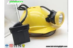 China 18000lux 6.6Ah Rechargeable Coal Miner Lights 350mA For Mining supplier