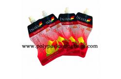 China 100 Micron Stand Up Juice Spouted Pouches Packaging Stand Up Spout Pouch supplier