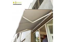 China Aluminium Waterproof Retractable Awning House Balcony Remote Motor Control supplier