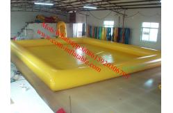 China hard plastic pool balloon swimming pool above ground pool water slide supplier