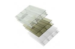 China 6mm-14mm Thickness PC Honeycomb Sun Panels Hollow Sheets For Roofing supplier