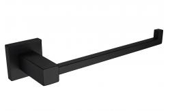 China 4 Pieces Bathroom Hardware Sets Faucet Matte Black Finish Modern Style supplier