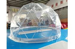 China Garden Transparent 0.9mm PVC Inflatable Globe Tent supplier