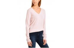 China Soft Knit Cashmere Sweater Women'S Pullover Sweater For Autumn / Winter supplier
