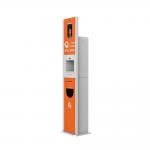 Non Contact Face Recognition Fever Screening Kiosk With Automatic Hand Sanitizer for sale