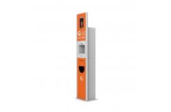 China Non Contact Face Recognition Fever Screening Kiosk With Automatic Hand Sanitizer supplier