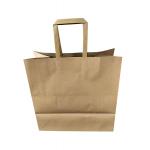 Custom Printed Brown ISO9001 Kraft Paper Sacks for sale