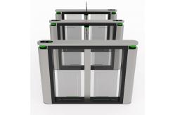 China Floor Mounted Speed Lane Gate Turnstile Quick Pass Pedestrian Swing Gate supplier