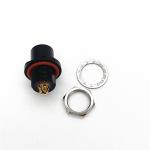 Hermetic Fischer Cable Connector Female With Solder Termination Type for sale