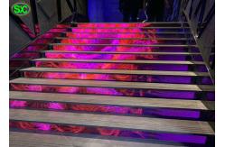 China High Definition P4 Front Staircase Flexible LED Screen Energy Saving Design supplier