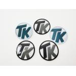 Glossy 3D Effect Trademark Custom Silicone Labels Multi Style