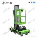 10M Platform Height 130KG Loading Capacity Aerial Work Platform with Single Mast for sale