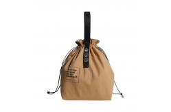 China Customized Insulated Bento Bag Wide Opening Canvas Drawstring Lunch Bag supplier