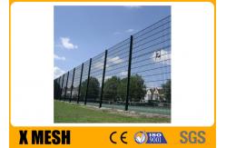 China Powder Coated 8mm Twin Wire Mesh Fencing Welded Panel For Commercial supplier