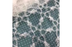 China 180gsm Tulle Net Fabric Fancy Mesh Dot Print Lace Fabric For Dress supplier
