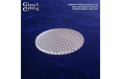 China Durable Textured Borosilicate Glass Lens For Diffused Led Lighting Fixtures supplier