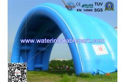 China Waterproof PVC Tarpaulin Inflatable Tent / Inflatable Arch Tent With Big Span supplier