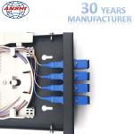 Metal Optical Fiber Distribution Box / Wall Mount Enclosure Easy Installations