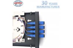 China Metal Optical Fiber Distribution Box / Wall Mount Enclosure Easy Installations supplier