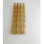 Electroplated Gold Metal Steel Single Loop Spiral Coil for sale